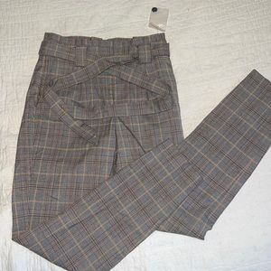 Business casual Express plaid pants - size 0R - High waisted